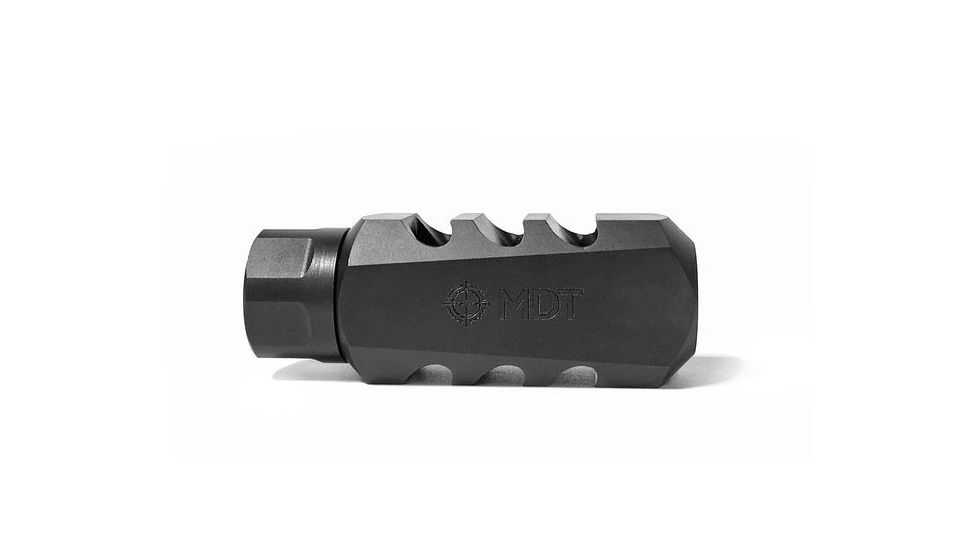 MDT Elite Muzzle Brake, 6.5 CM/.308 WIN, 5/8-24, Black 103516-BLK