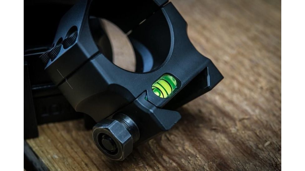 MDT Elite Scope Rings, Medium, Black, 35mm, 104100-BLK