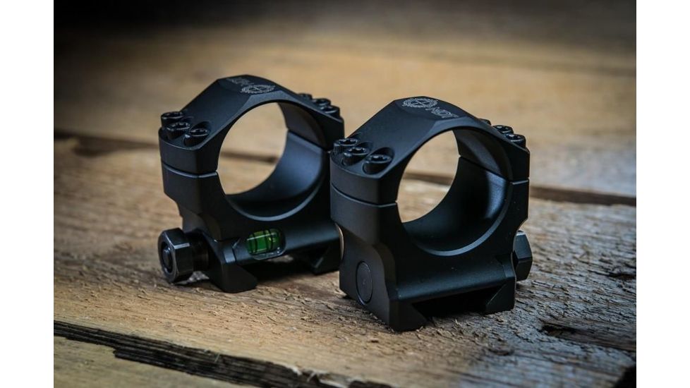 MDT Elite Scope Rings, Medium, Black, 35mm, 104100-BLK