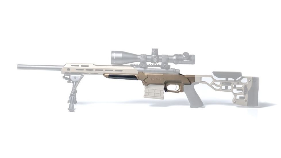 MDT ESS Chassis System, Remington 700 / Bergara B14 Short Action, Right Hand, FDE, 102615-FDE