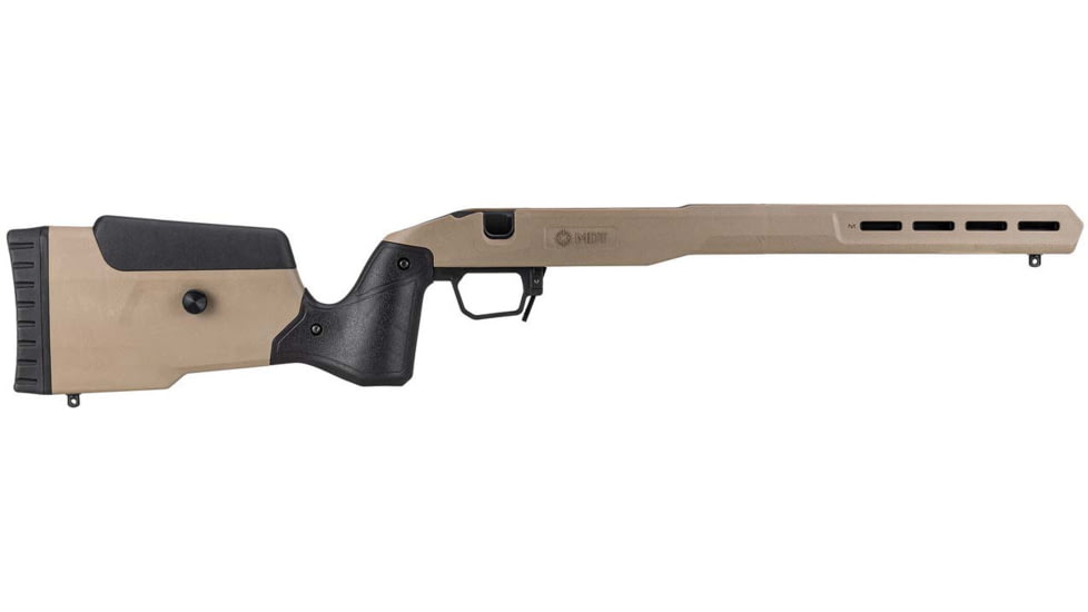 MDT Field Stock Chassis, Ruger American, Short Action, Right Hand, Flat Dark Earth, 106232-FDE