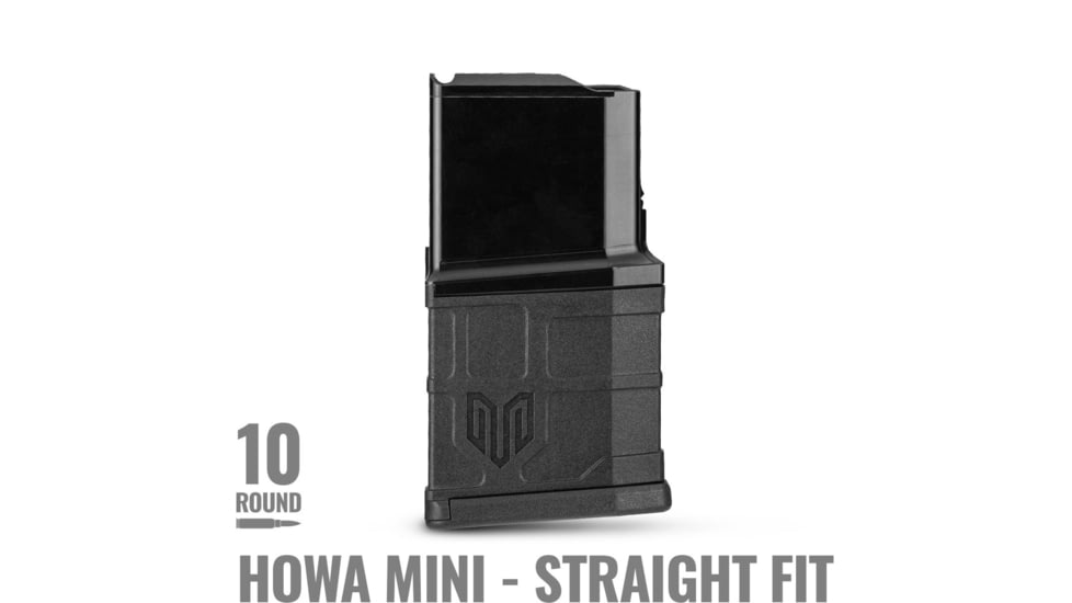 MDT Howa Mini Rifle Magazine, .223 REM, 10-Round, Anodized, Black, 10 Round, 105579-BLK-10RD