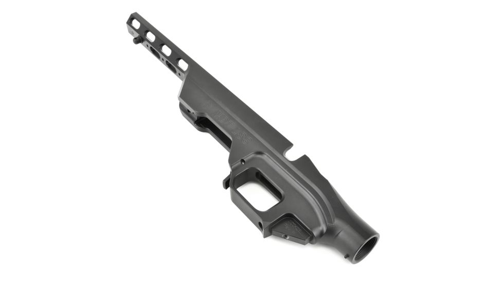 MDT LSS Chassis System, Remington 700, Long Action, Left Hand, Black, 102250-BLK