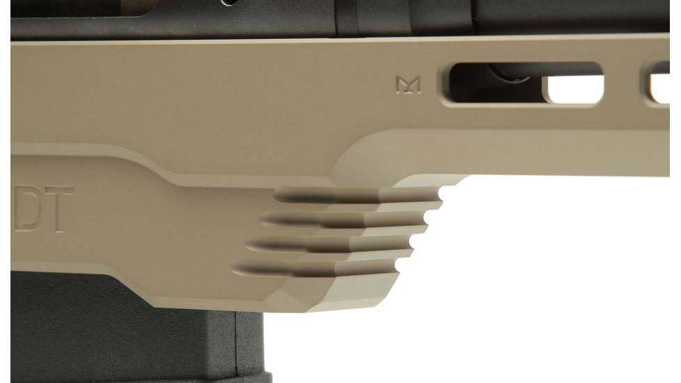 MDT LSS Gen 2 Chassis System, Howa 1500 / Weatherby Vanguard, Short Action, Requires MDT Polymer or Poly Metal Magazine, Right Position, Cerakote FDE, 104159-FDE