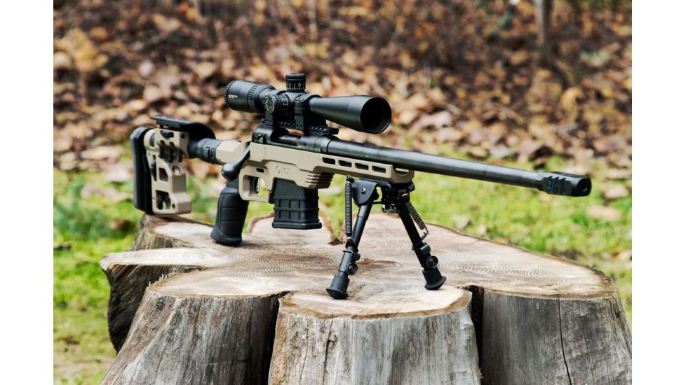 MDT LSS Gen 2 Chassis System, Howa 1500 / Weatherby Vanguard, Short Action, Requires MDT Polymer or Poly Metal Magazine, Right Position, Cerakote FDE, 104159-FDE