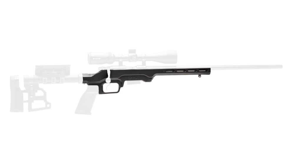 MDT LSS-RF Gen2 Chassis System - CZ 457 - 22LR / 17HMR, Black, Right Hand, 104486-BLK
