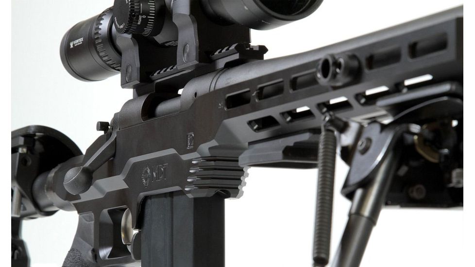 DEMO, MDT LSS-XL Gen2 Chassis System, Remington Model 700, Short Action, Carbine Interface, M-LOK, Black, 103098-BLK