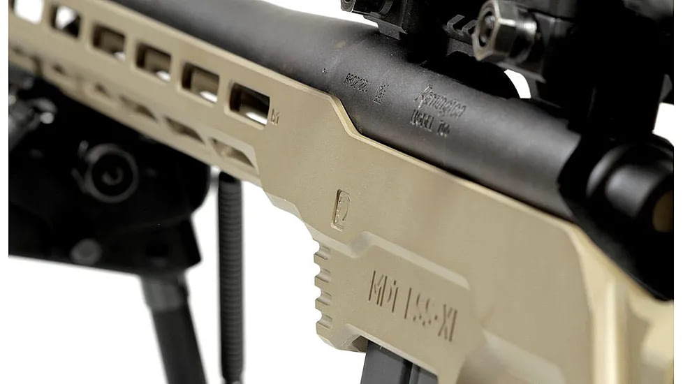DEMO, MDT LSS-XL Gen2 Chassis System, Remington Model 700, Short Action, Carbine Interface, M-LOK, FDE, 103098-FDE