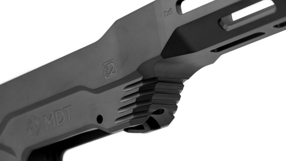 MDT LSS-XL Gen2 Chassis System, Savage Model 10/11/12/16, Short Action, Carbine Interface, M-LOK, Black, 103259-BLK