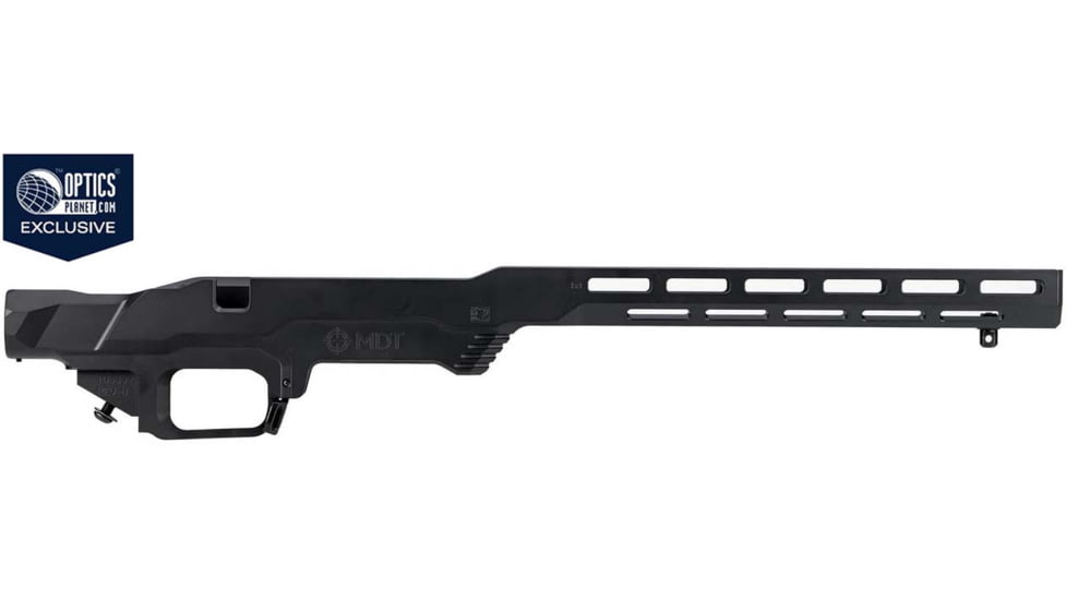 MDT LSS-XL Gen2 Chassis System, Savage Model 10/11/12/16, Short Action, Carbine Interface, M-LOK, Black, 103259-BLK