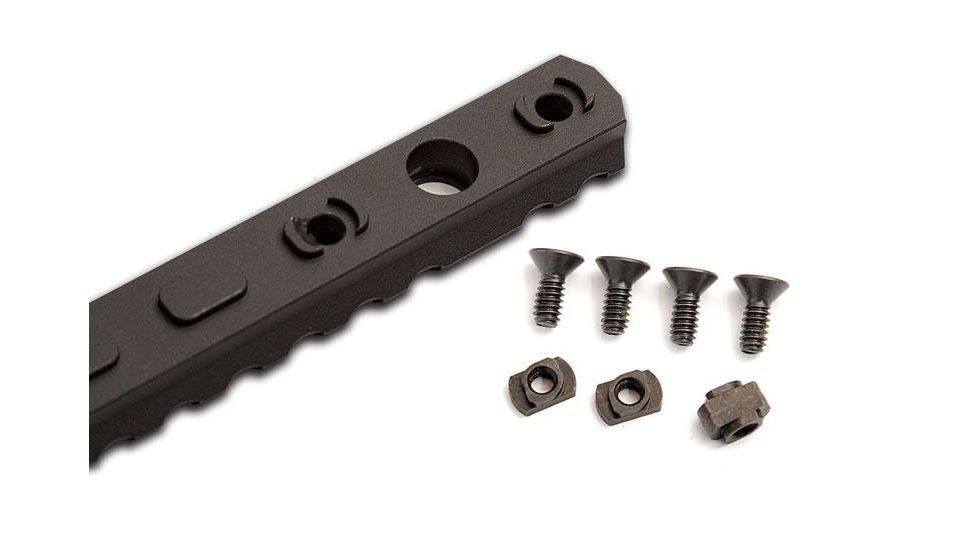 MDT M-LOK Picatinny Rail, 5 Slots, 2.5 inch, Black 103150-BLK