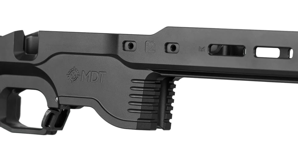 MDT ACC Premier Gen2 System Rifle Chassis, Rem 700, Long Action, CIP, Right Hand, Black, 114873-BLK