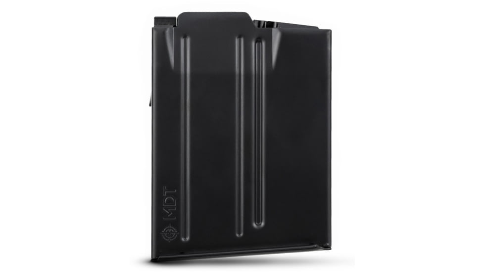 MDT Metal AICS Short Action Rifle Magazine, 6BR, 12 Round, Black, 1 Pack, Steel, 104174-BLK-12RD