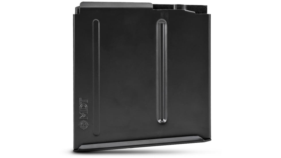 MDT Metal Magazine, Long Action, 3.56 inch for Tikka T3/T3x and Savage Axis LA Chassis, .300WM, 5-Round, Black, 102142-BLK
