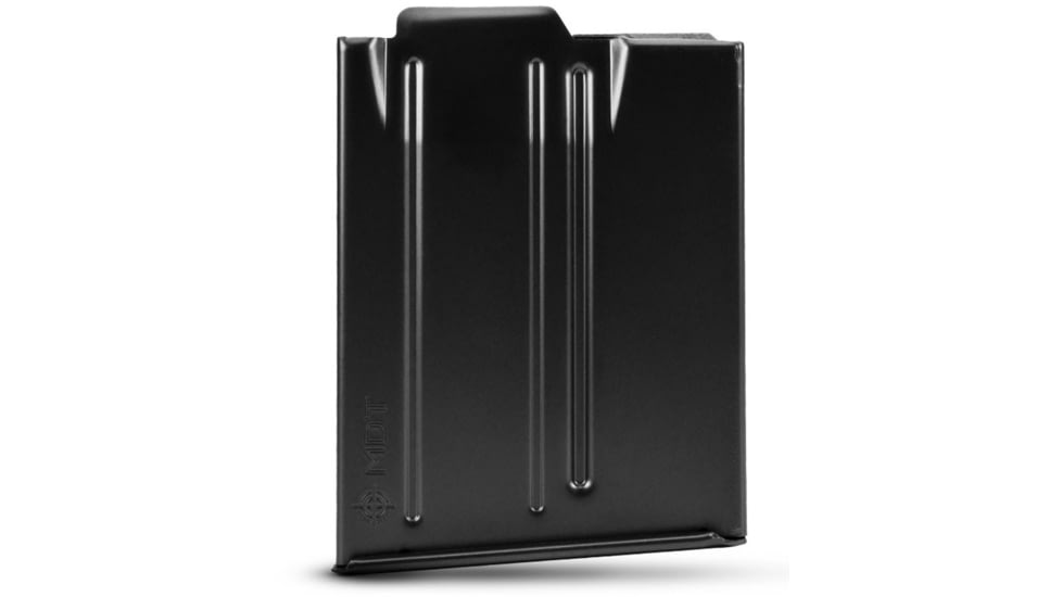 MDT Metal Magazine, Short Action, w/Binder plate, .308, 10-Round, Black, 102013-BLK