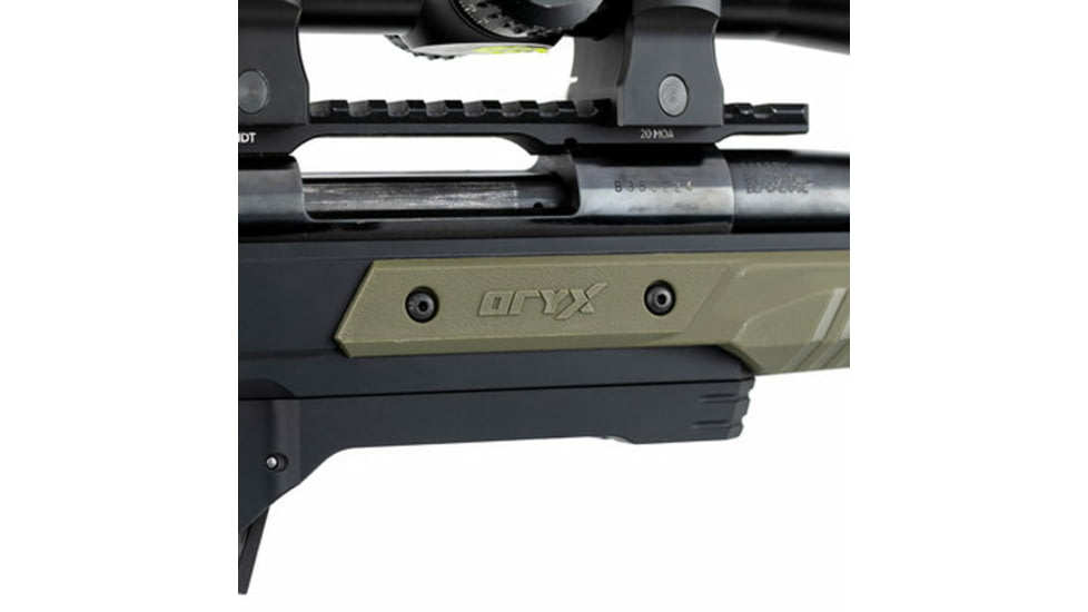 MDT Oryx Sportsman Rifle Chassis System, Tikka T3, Short Action, Left Hand, Olive Green, 106352-ODG