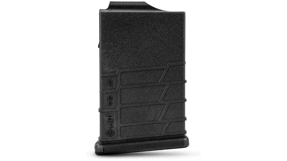 MDT Polymer 6GT 10-Round Rifle Magazine, Black, 107710-BLK-10RD