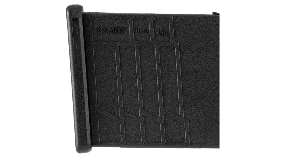 MDT Polymer Gen 2, 6mm ARC, 10 Round Rifle Magazine, Black, 10, 106535-BLK-10RD