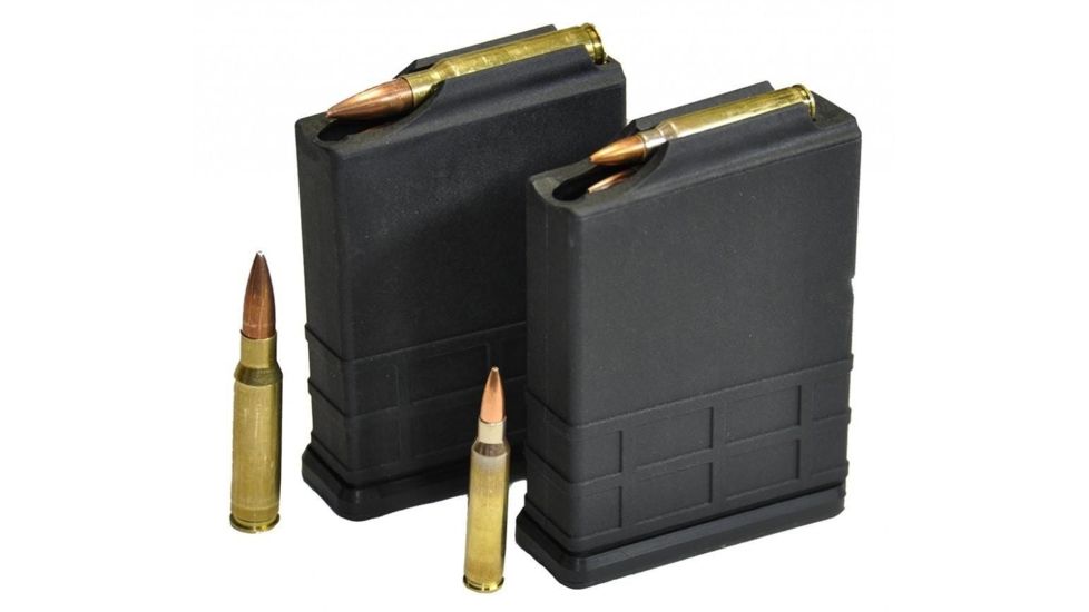MDT .308/6.5 Creedmoor 10 Round Rifle Magazine, Black, 104447-BLK-10RD