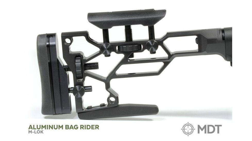 MDT Rear Bag Rider, Bolt on, Black, Accessories, 104011-BLK