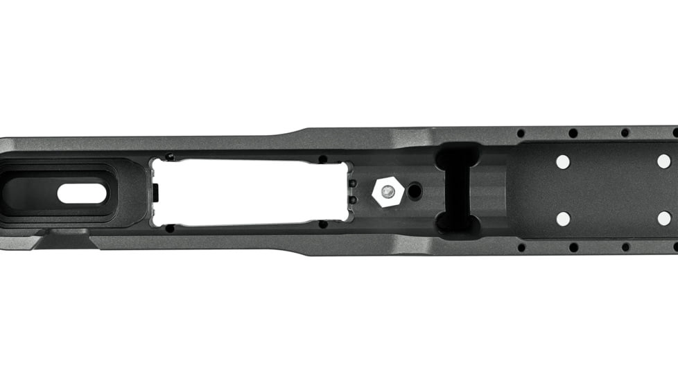 MDT Remington 700 Long Action ACC Elite Chassis Base, Remington 700 LA CIP 3.850in, Right Hand, Black, 106829-BLK