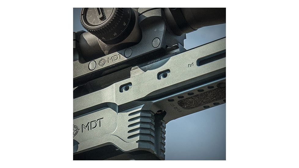 MDT Remington 700 ACC Elite Short Action Chassis System, Left Hand, Blue, 106802-TBL