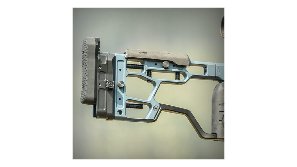 MDT Remington 700 ACC Elite Short Action Chassis System, Left Hand, Blue, 106802-TBL