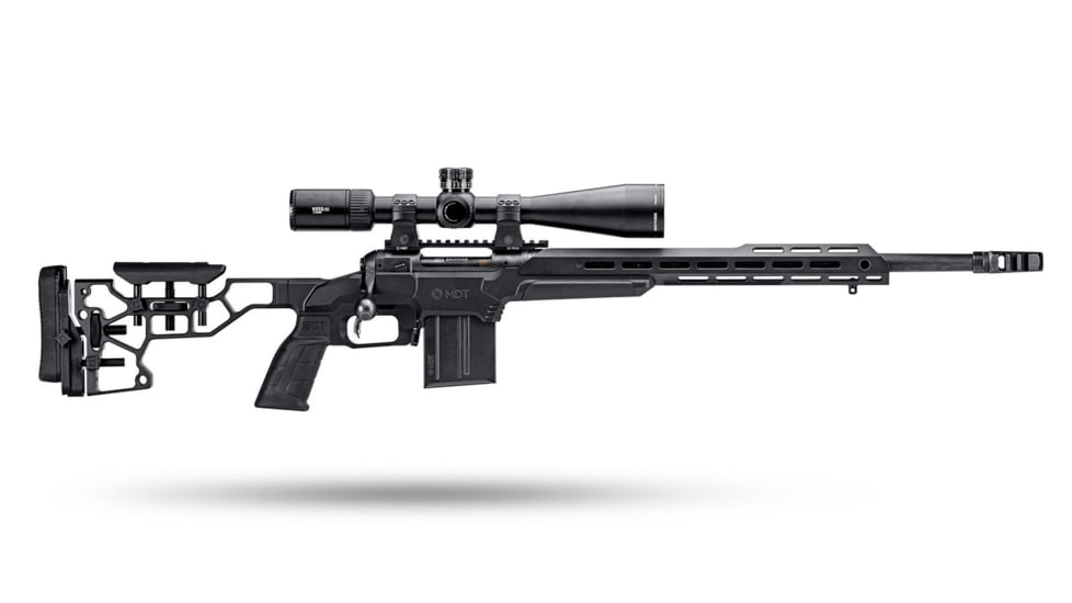 MDT Remington 700 ESS System Rifle Chassis, Short Action, Left Hand, Black, 104626-BLK