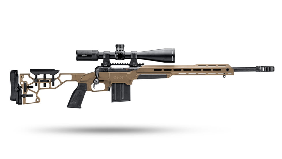 MDT Remington 700 ESS System Rifle Chassis, Long Action 3.850, Left Hand, Flat Dark Earth, 106275-FDE