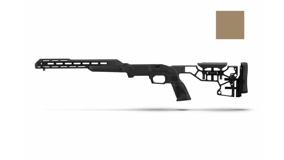 MDT Remington 700 ESS System Rifle Chassis, Long Action, Left Hand, Flat Dark Earth, 104627-FDE