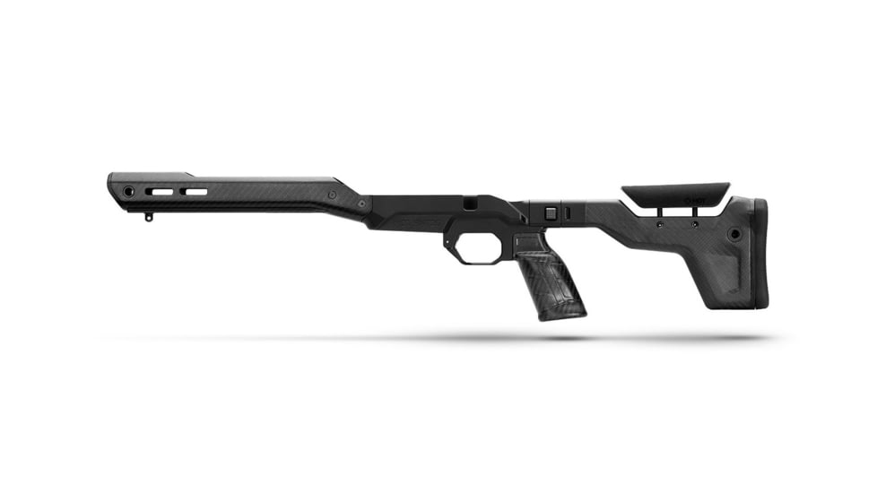 MDT Remington700 HNT-26 ARCA Fixed Rifle Chassis, Short Action, Left Hand, Black Carbon Fiber, 106379-BCF