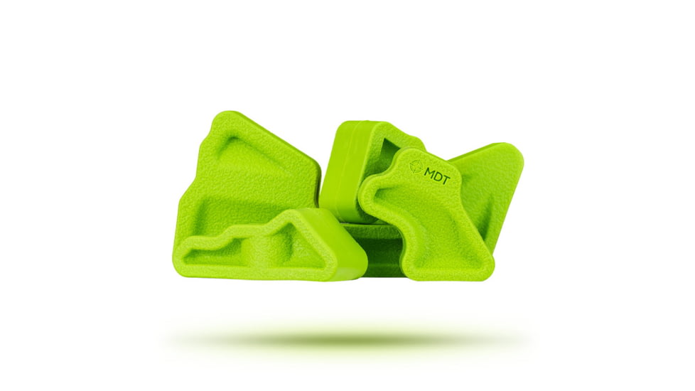 MDT Rubber Buttstock Dampeners, SRS-X/SRS-X Premier, Green, 105734-GRN