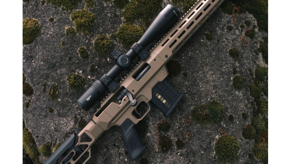 MDT Tikka T3 / T3x - Short Calibers TAC21 Gen 2 Chassis System, FDE, Right Hand, 104440-FDE