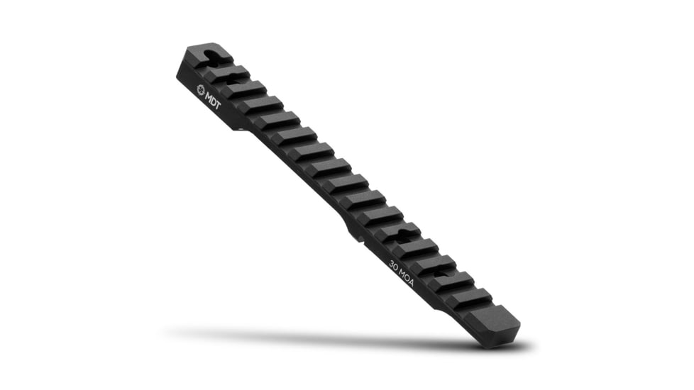 MDT Scope Base Picatinny Scope Rail, Savage B22, 30 MOA, Black, 106619-BLK