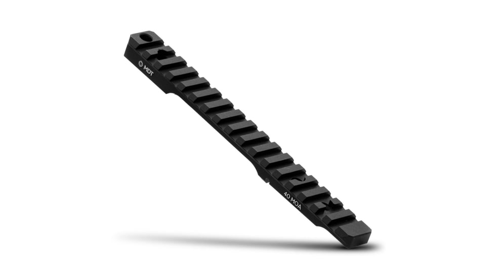 MDT Scope Base Picatinny Scope Rail, Savage LA, 40 MOA, Black, 106635-BLK