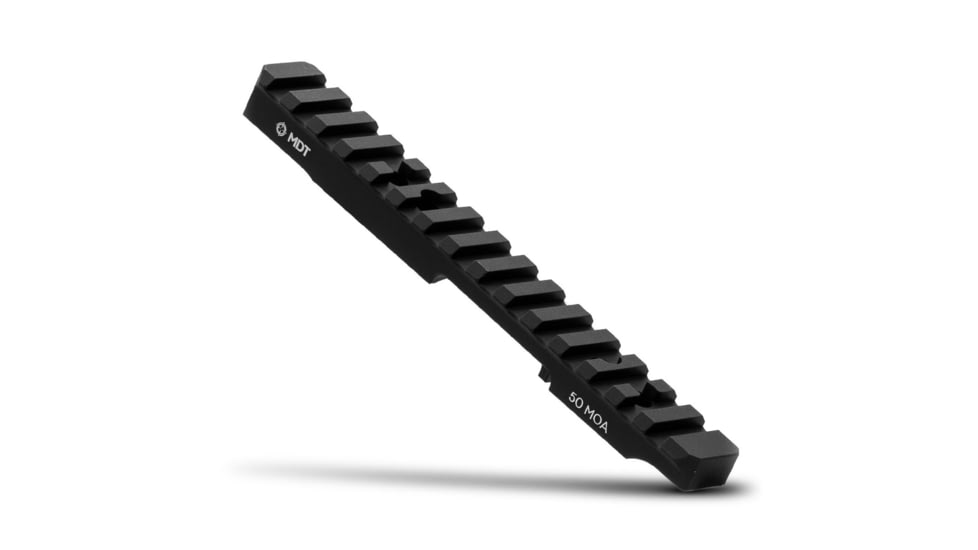 MDT Scope Base Picatinny Scope Rail, Savage B22, 50 MOA, Black, 106623-BLK