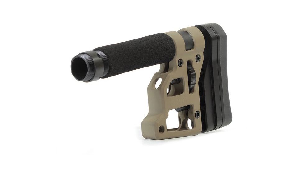 MDT Skeleton Carbine Stock, Foam Cheek Guard, 10.75 inch, FDE 102853-FDE