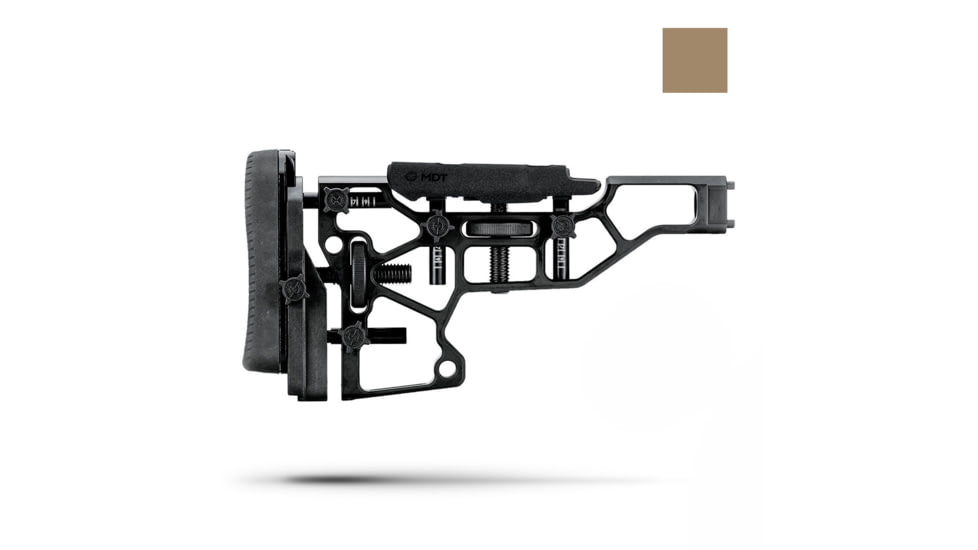 MDT SRS-X Premier Standard Skeleton Rifle Stock, Flat Dark Earth, 103799-FDE