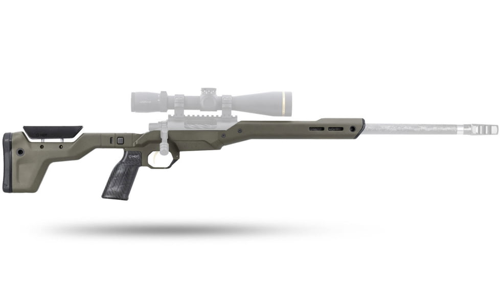 MDT Remington700 HNT-26 ARCA Fixed Rifle Chassis, Short Action, Right Hand, Cerekote Green, 106130-CKG