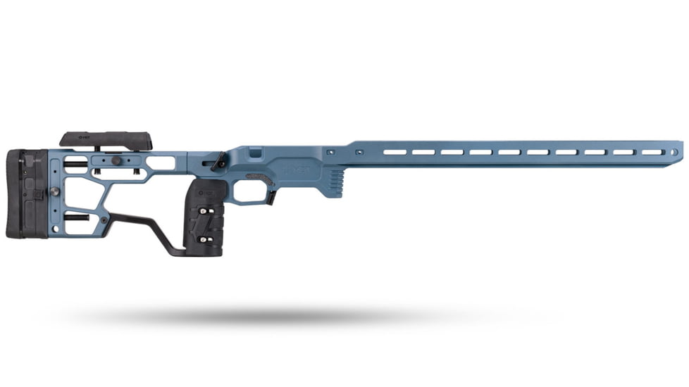 MDT Tikka T3x ACC Elite Chassis System, Short Action, Right Hand, Titanium Blue, 106826-TBL