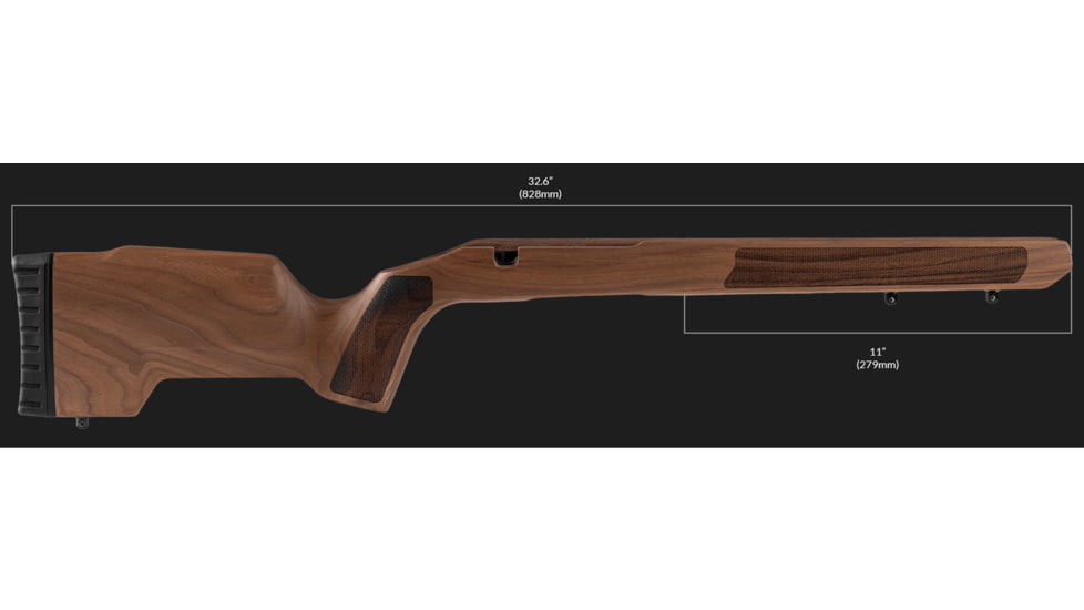 MDT TIMBR Core Hunting Chassis Kit, Remington 700 Short Action, Right Hand, Walnut, 116104-WNT