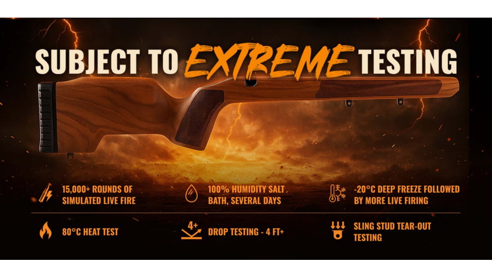 MDT TIMBR Core Hunting Chassis Kit, Remington 700 Short Action, Right Hand, Walnut, 116104-WNT