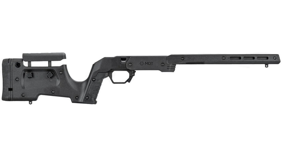 MDT XRS Remington 700 Rifles Chassis System, Long Action, Right Hand, CIP, Black, 114866-BLK