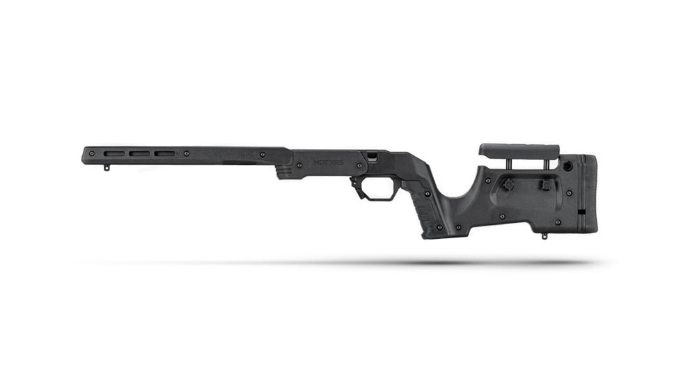 MDT XRS Savage Rifle Chassis, Short Action, Left Hand, Black, 104936-BLK