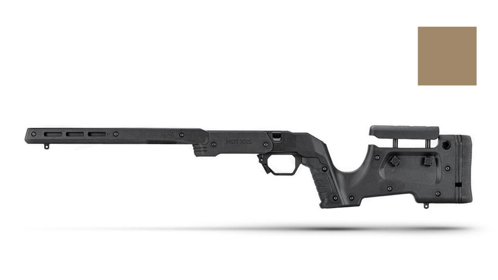 MDT XRS Savage Rifle Chassis, Short Action, Left Hand, Flat Dark Earth, 104936-FDE
