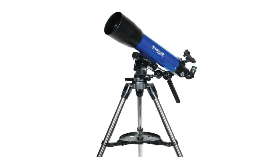 Meade Infinity 102mm Altazimuth Refractor Telescope, Blue, 209006