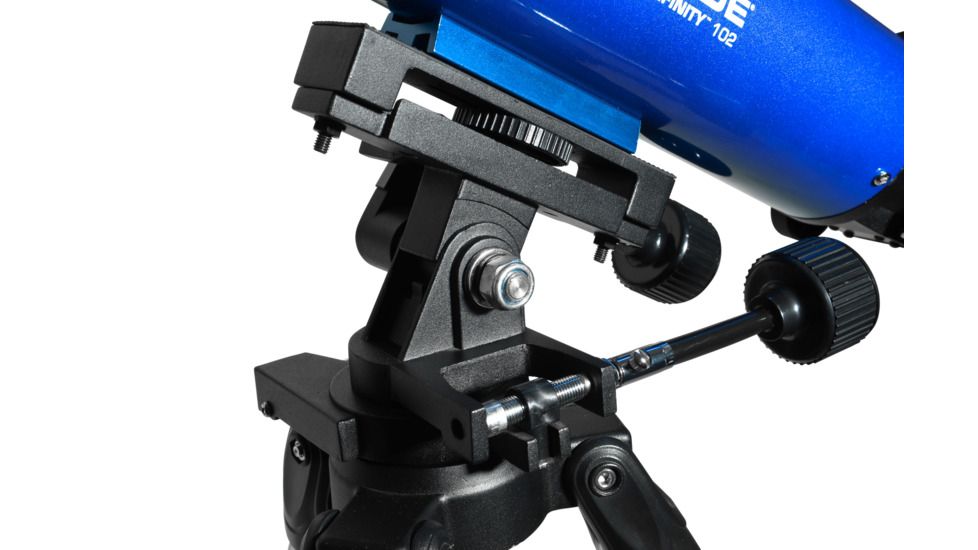 Meade Infinity 102mm Altazimuth Refractor Telescope, Blue, 209006