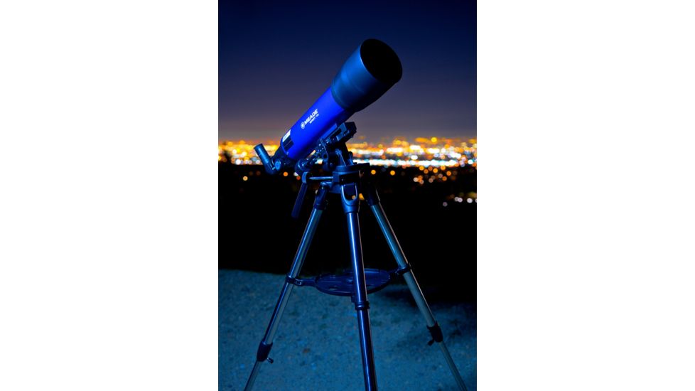 Meade Infinity 102mm Altazimuth Refractor Telescope, Blue, 209006