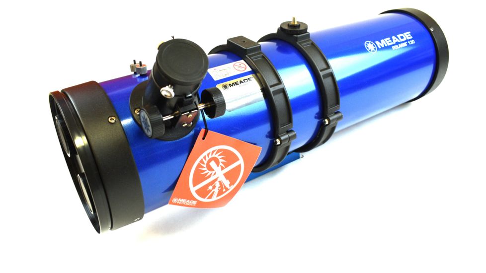 Meade Polaris 130mm German Equatorial Reflector Telescope, Blue, 216006