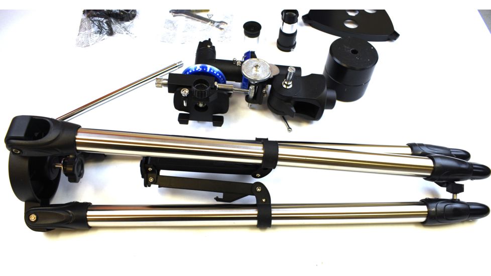 Meade Polaris 130mm German Equatorial Reflector Telescope, Blue, 216006